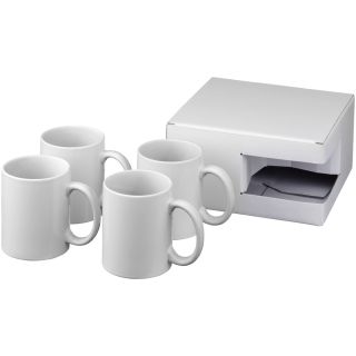 Ceramic sublimation mug 4-pieces gift set