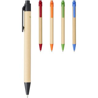 Berk recycled carton and corn plastic ballpoint pen