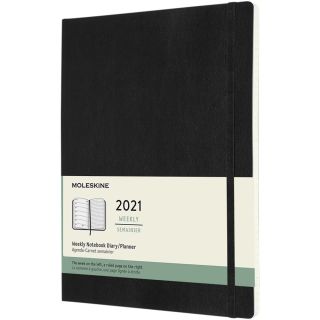 Moleskine soft cover 12 month weekly XL planner