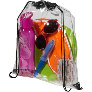 Lancaster transparent drawstring bag 5L