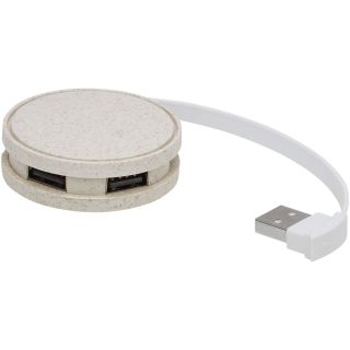 Kenzu wheat straw USB hub