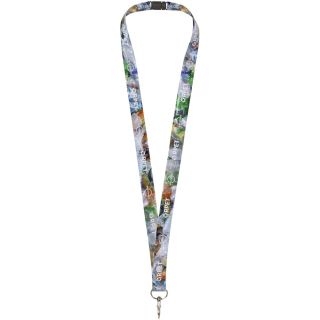 Addie Sublimation Lanyard mit Sicherheitsverschluss aus recyceltem PET Kunststoff