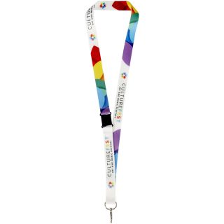 Lois Sublimation RPET-Lanyard mit Sicherheitsverschluss