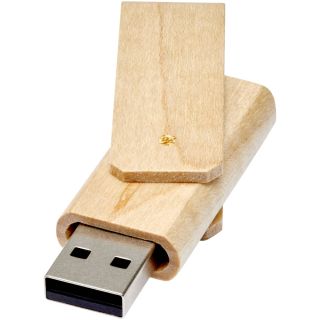 Rotate wooden USB