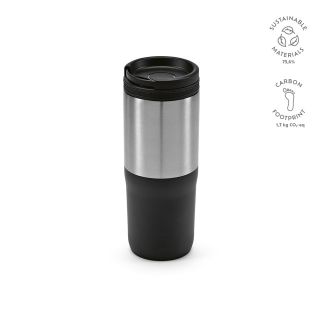 Orange Travel Cup Recycled Stainless Steel 600 ml