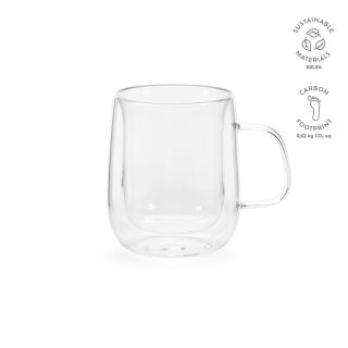 Elbe 450 Tasse Borosilikat Glas 440 ml