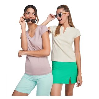 Victoria short sleeve women's v-neck t-shirt