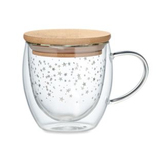 Double wall borosilicate mug 