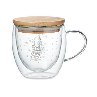 Double wall borosilicate mug 