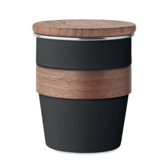 Einwandiger Becher 350 ml WALNUT