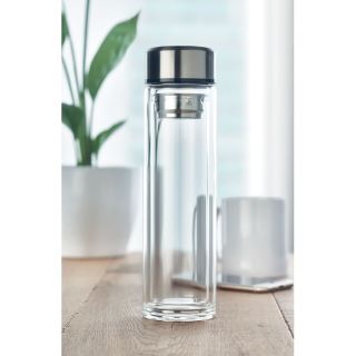 Flasche 390ml mit LED Anzeige POLE GLASS