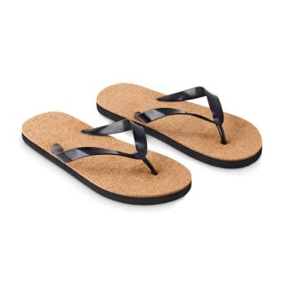 Cork beach slippers L