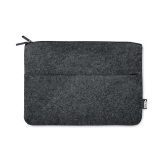 RPET felt zipped laptop bag