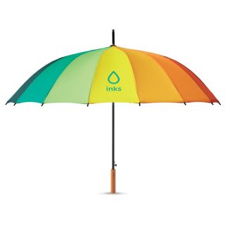 Regenschirm regenbogenfarbig BOWBRELLA