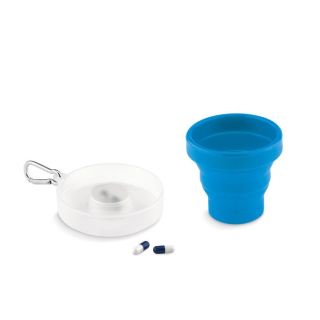 Faltbarer Silikon Becher CUP PILL