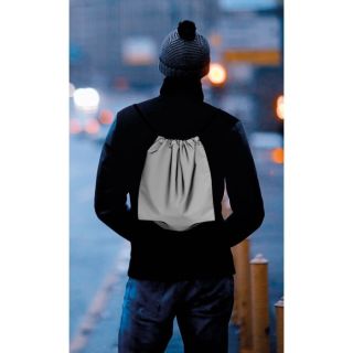 Reflective drawstring bag