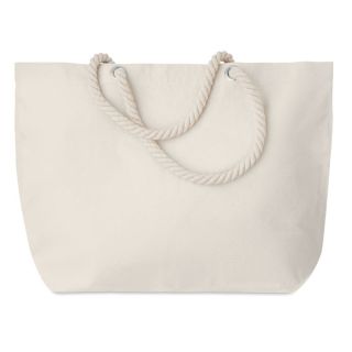 Beach bag with cord handle